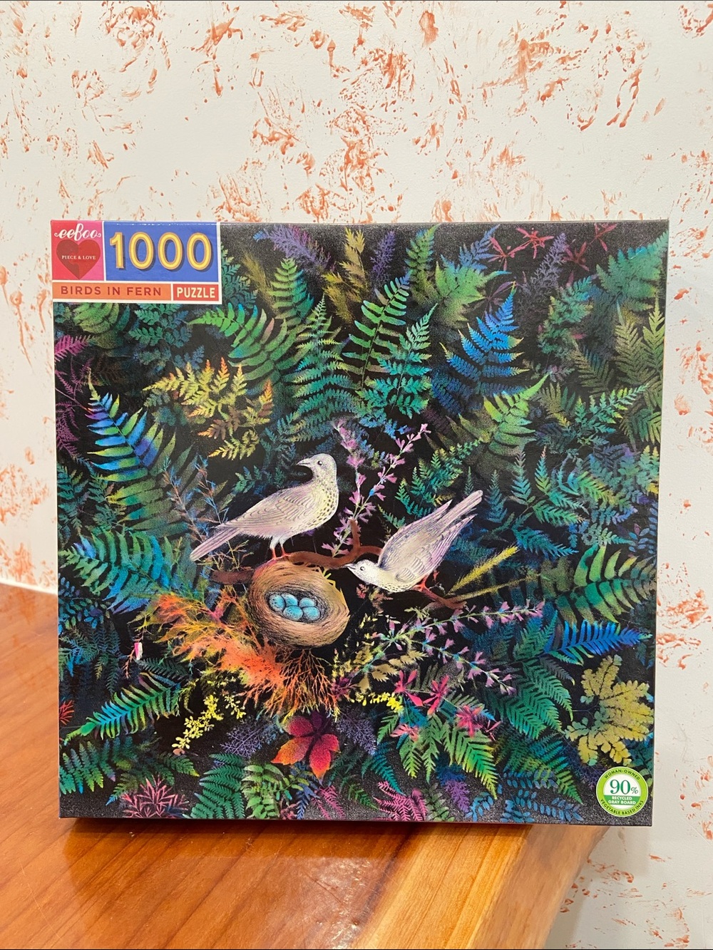 Eeboo Birds in Fern - 1000 Piece Puzzle